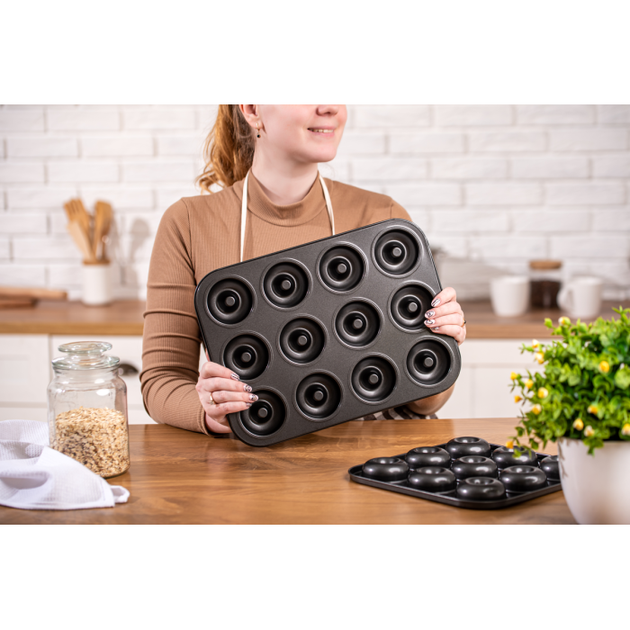 Форма для выпекания Donuts, 12-секционная (металлическая)