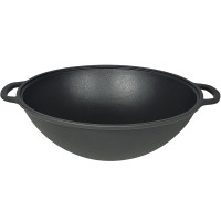 Казан чугунный WOK (Узбекский) 12л, ∅40 х 17см