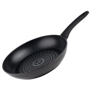 Сковорода алюминиевая 28см с антипригарным покрытием без крышки Diamond чёрная